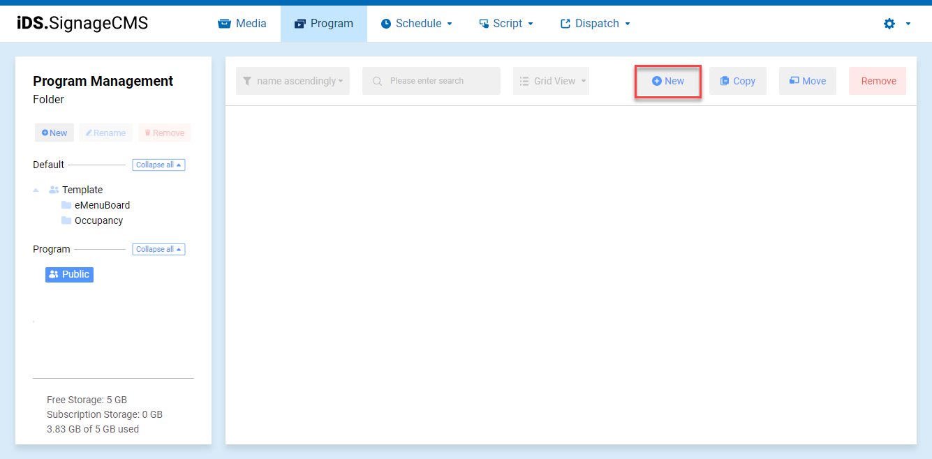 Create Program and Schedule Dispatch | Advantech WISE Learning Hub